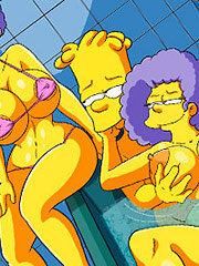 The Simptoons In the bathtub with the..