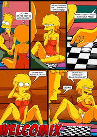 The Simptoons Playing checkers pic 4