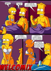 The Simptoons Sneaking behind the door pic 3