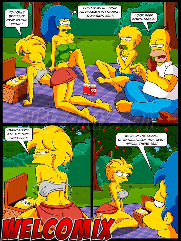 The Simptoons Forbidden picnic