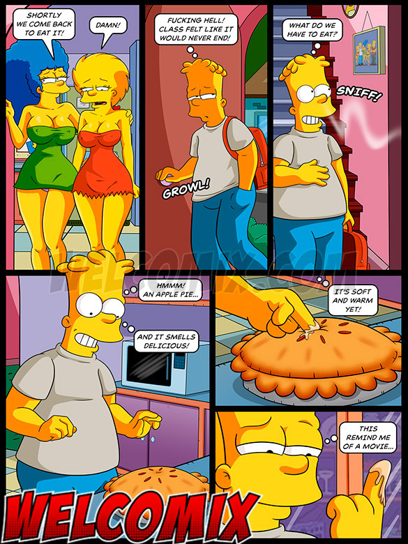 The Simptoons Margy's apple pie